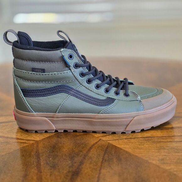 Vans Ultracush Sk-8 Hi MTE Waterproof Shoes Women's 9.5 Green Gum Insulated New - Picture 10 of 16